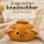 Plush Dumpling Kawaii Kuschelkissen weich & knautschig 20 cm braun