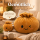 Plush Dumpling Kawaii Kuschelkissen weich & knautschig 20 cm braun