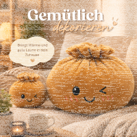 Plush Dumpling Kawaii Kuschelkissen weich & knautschig 35 cm braun