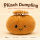 Plush Dumpling Kawaii Kuschelkissen weich & knautschig 35 cm braun
