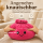 Plush Dumpling Kawaii Kuschelkissen weich & knautschig 15 cm pink