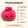 Plush Dumpling Kawaii Kuschelkissen weich & knautschig 15 cm pink