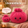 Plush Dumpling Kawaii Kuschelkissen weich & knautschig 15 cm pink