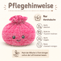 Plush Dumpling Kawaii Kuschelkissen weich & knautschig 35 cm pink