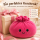 Plush Dumpling Kawaii Kuschelkissen weich & knautschig 35 cm pink
