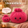 Plush Dumpling Kawaii Kuschelkissen weich & knautschig 35 cm pink