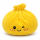 Plush Dumpling Kawaii Kuschelkissen weich & knautschig 15 cm gelb