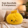 Plush Dumpling Kawaii Kuschelkissen weich & knautschig 15 cm gelb