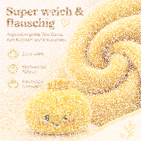 Plush Dumpling Kawaii Kuschelkissen weich & knautschig 20 cm gelb