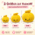 Plush Dumpling Kawaii Kuschelkissen weich & knautschig 20 cm gelb