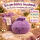 Plush Dumpling Kawaii Kuschelkissen weich & knautschig 15 cm lila