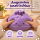 Plush Dumpling Kawaii Kuschelkissen weich & knautschig 15 cm lila