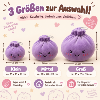 Plush Dumpling Kawaii Kuschelkissen weich &...