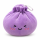 Plush Dumpling Kawaii Kuschelkissen weich & knautschig 20 cm lila