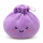 Plush Dumpling Kawaii Kuschelkissen weich & knautschig 35 cm lila