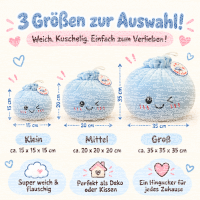 Plush Dumpling Kawaii Kuschelkissen weich &...