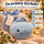 Plush Dumpling Kawaii Kuschelkissen weich & knautschig 20 cm blau