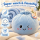 Plush Dumpling Kawaii Kuschelkissen weich & knautschig 20 cm blau