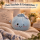 Plush Dumpling Kawaii Kuschelkissen weich & knautschig 20 cm blau