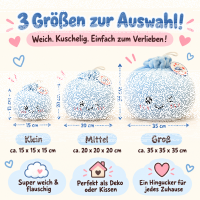 Plush Dumpling Kawaii Kuschelkissen weich &...