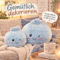 Plush Dumpling Kawaii Kuschelkissen weich & knautschig 35 cm blau