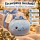 Plush Dumpling Kawaii Kuschelkissen weich & knautschig 35 cm blau
