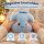 Plush Dumpling Kawaii Kuschelkissen weich & knautschig 35 cm blau