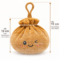 Plush Dumpling Kawaii Bagclip Taschenanhänger...