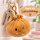 Plush Dumpling Kawaii Bagclip Taschenanhänger Schlüsselanhänger 12 cm braun