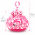 Plush Dumpling Kawaii Bagclip Taschenanhänger Schlüsselanhänger 12 cm pink