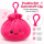 Plush Dumpling Kawaii Bagclip Taschenanhänger Schlüsselanhänger 12 cm pink
