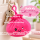 Plush Dumpling Kawaii Bagclip Taschenanhänger Schlüsselanhänger 12 cm pink