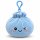 Plush Dumpling Kawaii Bagclip Taschenanhänger Schlüsselanhänger 12 cm blau