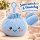 Plush Dumpling Kawaii Bagclip Taschenanhänger Schlüsselanhänger 12 cm blau