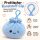 Plush Dumpling Kawaii Bagclip Taschenanhänger Schlüsselanhänger 12 cm blau