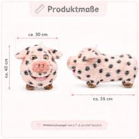 Plüschschwein Hausschwein Kuscheltier rosa XXL...
