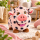 Plüschschwein Hausschwein Kuscheltier rosa XXL Stofftier Schwein stehend gepunktet 55 cm