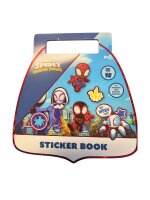 Spiderman Sticker Aufkleber Buch, 6 Seiten inkl....