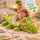 Kuscheltier Krokodil Grün Alligator Plüschtier weich 45 cm liegend