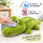 Kuscheltier Krokodil Grün Alligator Plüschtier weich 45 cm liegend
