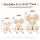Kuscheltier Elefant zottelig Beige 60 cm Stofftier superweich – Kuscheltier Plüschtier Geschenkidee
