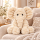 Kuscheltier Elefant zottelig Beige 60 cm Stofftier superweich – Kuscheltier Plüschtier Geschenkidee