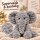 Kuscheltier Elefant zottelig grau 20 cm Stofftier superweich – Kuscheltier Plüschtier Geschenkidee