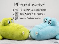 XXL Kuscheltier Riesen Krokodil Alligator großes Plüschtier weich 120 cm liegend Grün
