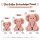 Kuscheltier Elefant zottelig rosa 35 cm Stofftier superweich – Kuscheltier Plüschtier Geschenkidee