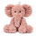 Kuscheltier Elefant zottelig rosa 60 cm Stofftier superweich – Kuscheltier Plüschtier Geschenkidee