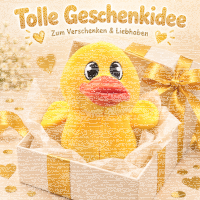 Badeente Kuscheltier Plüschente Ente Trendtier süße Deko Ente 20cm gelb