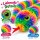 Plüschtier Plüschschlange XXL Plüsch-Schlange weich gefüllt, ideal zum Trösten Kuscheln Einschlafhilfe Toys Schlange Snake Kuscheltier Regenbogen bunt 200 cm