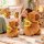 Capybara Kuscheltier braun Figur Plüsch 60 cm Plüsch Capybara mit Schildkröten Rucksack