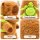 Capybara Kuscheltier braun Figur Plüsch 60 cm Plüsch Capybara mit Schildkröten Rucksack